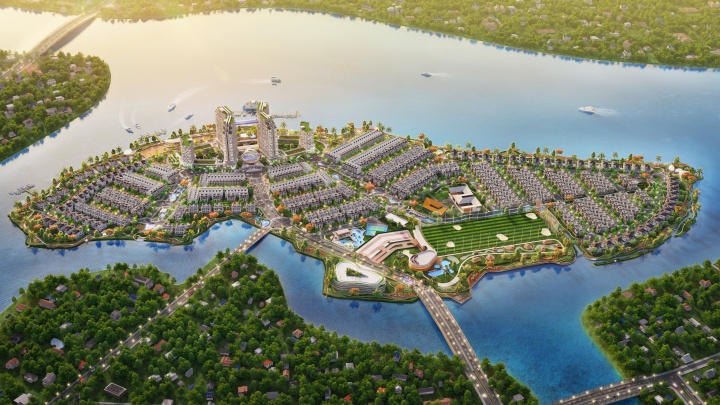 Centria Island nhìn từ thành phố Hồ Chí Minh